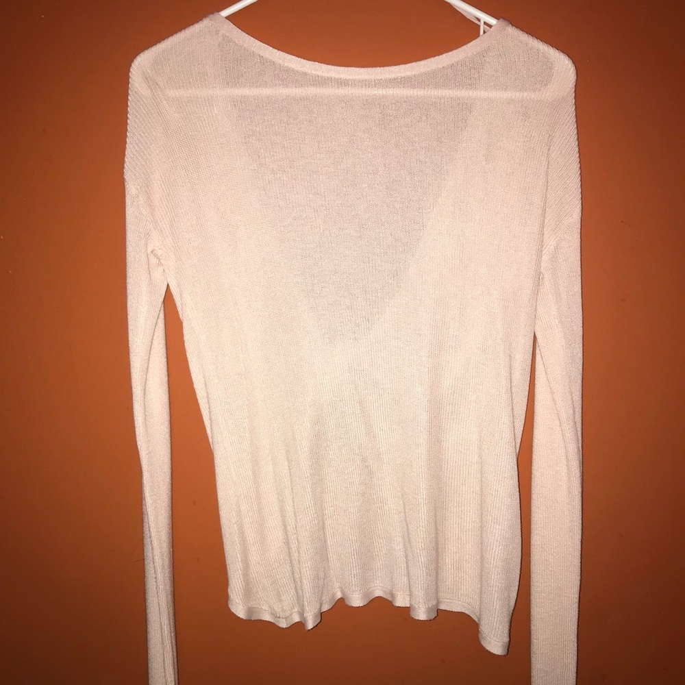 Garage open back sweater